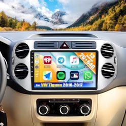   CAMECHO Android 13 [2G+64G] autórádió VW Tiguan 2010-2017 9 colos kijelzővel, vezeték - outlet termék