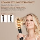 OKWRAP Airstyler hajformázó készlet 6 az 1-ben kerek kefés hajszárító, meleg levegős - outlet termék