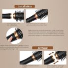 OKWRAP Airstyler hajformázó készlet 6 az 1-ben kerek kefés hajszárító, meleg levegős - outlet termék
