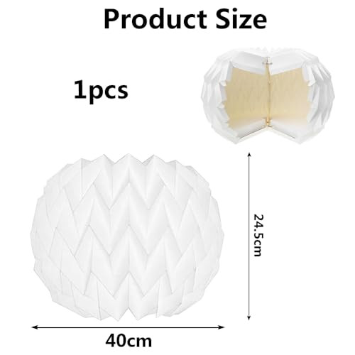 Origami design papírlámpa, északi hajtogatható kreatív papírlámpa, kreatív papír - outlet termék