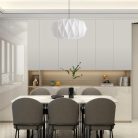 HuaMuDM origami papír lámpaernyő nappali - outlet termék