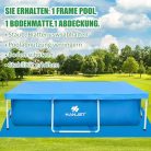 Hanjet Steel keretes medence szett 180x140x60cm, kék - outlet termék