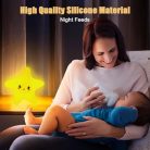 HOTUT csillag éjjeli lámpa gyerekeknek 3 fény mód, szilikon, érintésvezérlés - outlet termék