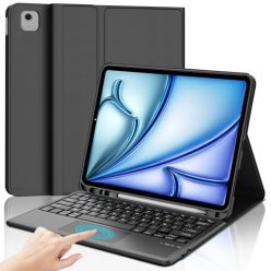   JADEMALL billentyűzet iPad Air 13 trackpaddal, billentyűzet tok iPad Air 13 hüvelyk - outlet termék