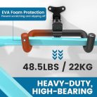 Housolution kerékpár fali tartó - EVA habszivacsos, szénacél, robusztus és állítható - outlet termék