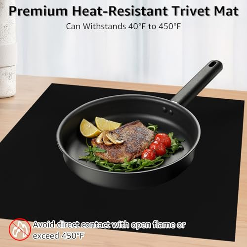 DAJAVE 52 x 78 cm nagy szilikon indukciós főzőlap védőalátét hőálló, csúszásmentes - outlet termék