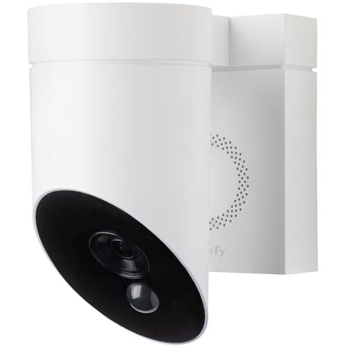 Somfy 1875325 - kültéri kamera 2 fehér, intelligens mozgásérzékelés, 110 dB beépített - outlet termék
