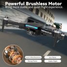 Toladrone TD31LCD drón kezdőknek, kamera, LCD kijelzős távirányító, kefe nélküli - outlet termék