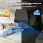 ZAIZAITY HD 1080P kamera hordozható akkumulátorral 512GB kompatibilis, 10,000mAh - outlet termék