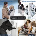 ZAIZAITY HD 1080P kamera hordozható akkumulátorral 512GB kompatibilis, 10,000mAh - outlet termék