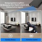 ZAIZAITY HD 1080P kamera hordozható akkumulátorral 512GB kompatibilis, 10,000mAh - outlet termék