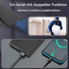 ZAIZAITY HD 1080P kamera hordozható akkumulátorral 512GB kompatibilis, 10,000mAh - outlet termék