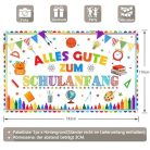 Luminora 182,9 x 109,2 cm fehér iskolakezdés háttér dekorációs banner - outlet termék