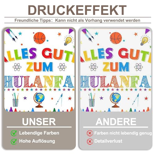 Luminora 182,9 x 109,2 cm fehér iskolakezdés háttér dekorációs banner - outlet termék