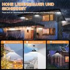 Laybasic napelemes lámpa mozgásérzékelővel, extra fényes LED függőlámpa hosszú - outlet termék