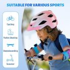 OnBros gyermek kerékpáros sisak 3-13 év, 48-57 cm, lányoknak és fiúknak - outlet termék