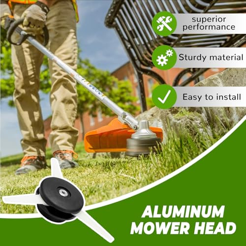 RosyFate 3 darabos fűszegélynyíró kés műanyag, Stihl fűszegélynyíróhoz Polycut 6-3 - outlet termék