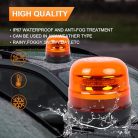 Qiping LED figyelmeztető lámpa, 12V/24V, narancs 10 mód, traktor, autó, teherautó - outlet termék