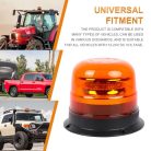 Qiping LED figyelmeztető lámpa, 12V/24V, narancs 10 mód, traktor, autó, teherautó - outlet termék