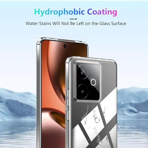 Effcotuo Realme GT 7/7T 5G tok 2 darabos kijelzővédő, átlátszó szilikon TPU - outlet termék