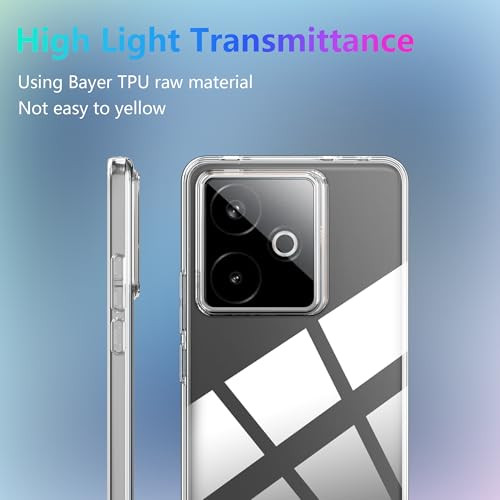 Effcotuo Realme GT 7/7T 5G tok 2 darabos kijelzővédő, átlátszó szilikon TPU - outlet termék