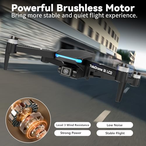 Toladrone TD31LCD drón LCD kijelzővel fekete - outlet termék