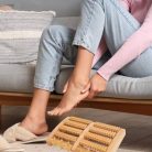 Fa lábmasszírozó hengerek - izom masszázs labdával, talpreflexológia - outlet termék