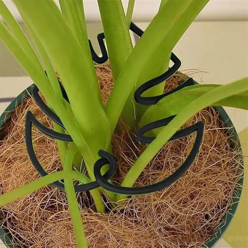 16 darabos növénytámasz, műanyag növényszár tartó, kerti támasz gyűrű, több méret - outlet termék