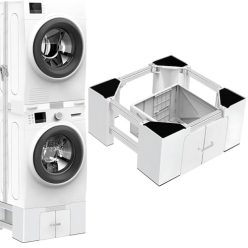   NIUXX univerzális mosógép tartó fiókkal állítható alap hűtőszekrényhez, bútoralap 400 - outlet termék