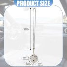 Blueshyhall kocka medál autó visszapillantó tükörre, csillogó kocka medál strasszból - outlet termék