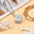 Blueshyhall kocka medál autó visszapillantó tükörre, csillogó kocka medál strasszból - outlet termék