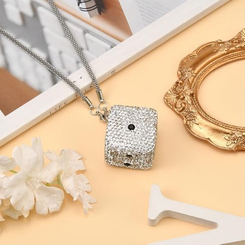 Blueshyhall kocka medál autó visszapillantó tükörre, csillogó kocka medál strasszból - outlet termék