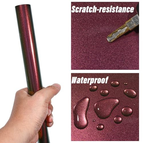 Blueshyhall autófólia színváltós, lila zöld arany fényes metál csillogó - outlet termék