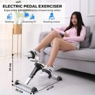 Pedaleador összecsukható mini elliptikus edző állítható ellenállás, kijelző - outlet termék