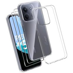   Effcotuo Xiaomi Redmi 15C/POCO C85 tok 2 darabos kijelzővédő, átlátszó szilikon - outlet termék