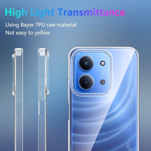 Effcotuo tok Xiaomi Redmi 15C 5G/4G/POCO C85 5G 173 átlátszó szilikon tok 2 darabos - outlet termék