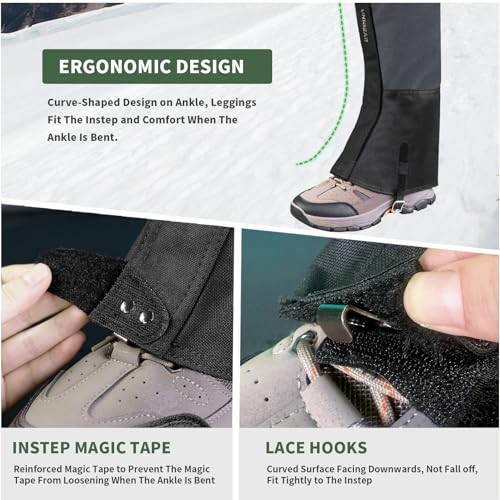 Unigear 1000D vízálló lábszárvédő túrázáshoz - outlet termék