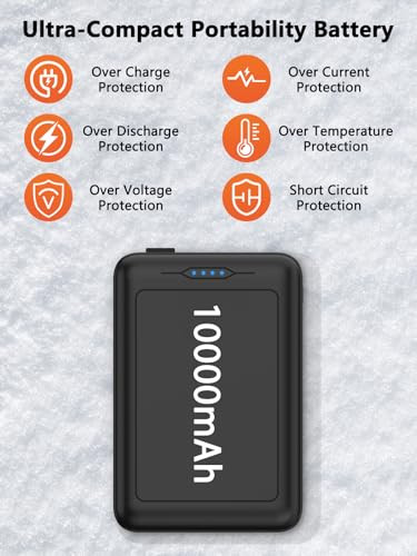 WUEAOA fűthető kapucnis pulóver, unisex, 30% nagyobb fűtési felület grafén - outlet termék