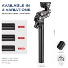 GEWAGE 4-Link párhuzamos nyeregcső – prémium rugós nyeregcső, 37 mm rugóút - outlet termék