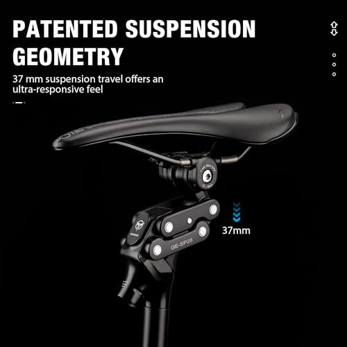 GEWAGE 4-Link párhuzamos nyeregcső – prémium rugós nyeregcső, 37 mm rugóút - outlet termék