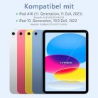 TQQ billentyűzet tok iPad A16 11. generáció 2025/10. generáció 2022 11/10,9 hüvelyk - outlet termék