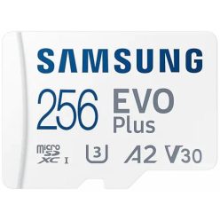 Samsung EVO Plus 256GB memóriakártya + adapter