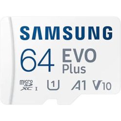 Samsung EVO Plus 64GB memóriakártya + adapter
