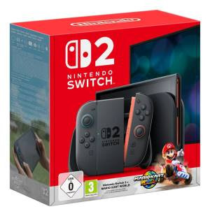 Switch 2 konzol fekete + Mario Kart World