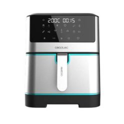Cecotec Supreme forrólevegős sütő, 8l, 1800W (ezüst)