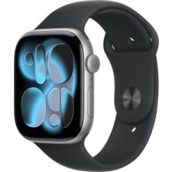 Apple Watch Serie 11 46mm okosóra (űrszürke/fekete)
