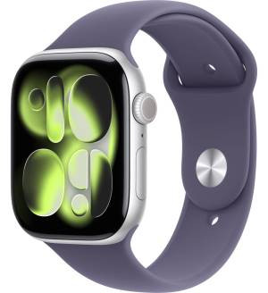 Apple Watch Serie 11 okosóra 46mm (ezüst/purple fog)