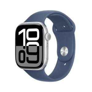 Apple Watch Serie10 46mm (ezüst/denim)
