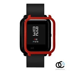   Amazfit BIP okosóra keretek - egyszínű, műanyag, piros, piros
