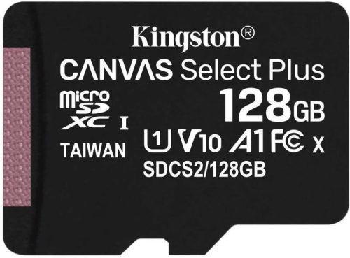 Kingston Canvas Select Plus 128GB memóriakártya + adapter